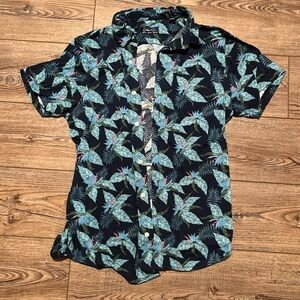 Aloha vacation tropical button up men’s medium women’s large